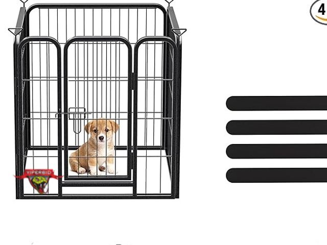 Lot 7-131876 - Pvpy Yvrd 4-Panel pet play yard. 22" X 24.8"H