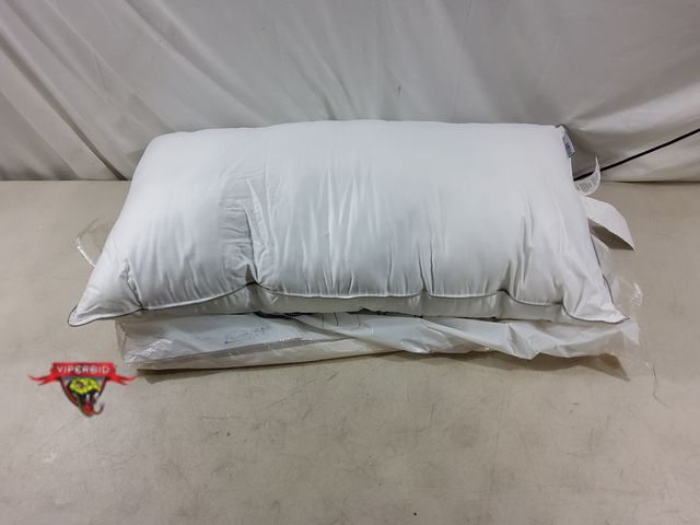 Lot 7-134272 - Fluff Co. Down alternative king size pillow. 100" Polyester fiber.