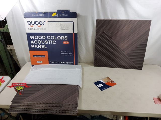 Lot 7-134882 - Bubos Acoustic Sound Panels with Adhesive Backs. (23.6" x 23.6")