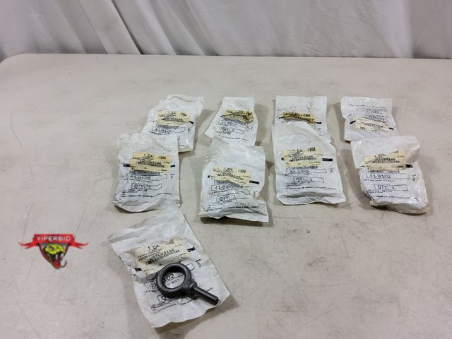 Lot 7-134119 - New! (9) Kimball 3/8" Machine eye bolts. #41-9102.