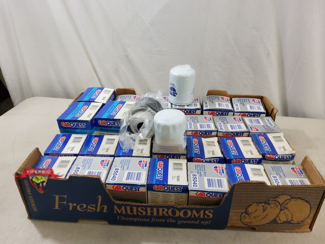 Lot 7-134619 - (3) Car Quest fuel / water separator filters (86548), (5) Car Quest fuel filters (86195) and (18) Ca...