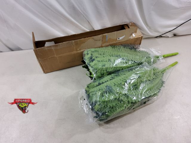 Lot 7-132542 - (2) Artificial fern stems. 28"H.