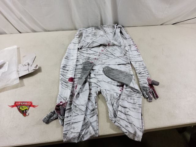 Lot 7-133477 - Halloween Mummy morph type suit. Ages 14+. No size.