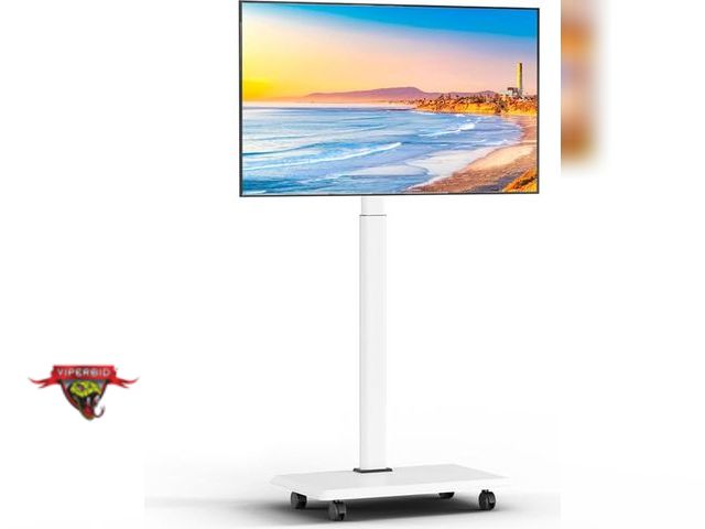 Lot 7-120195 - NearHub mobile tv stand for 26"-70" Tv's. Model TC30W.