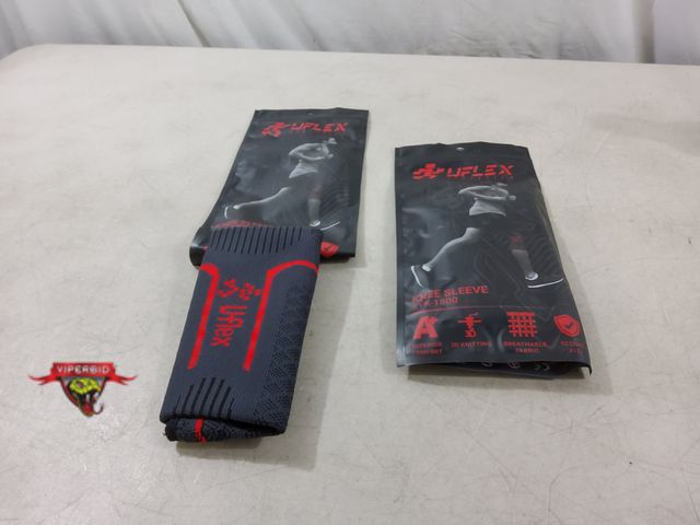 Lot 7-134760 - (2) Ultra flex Athletics knee sleeves. Size: L.