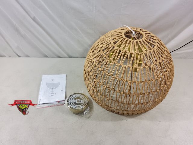 Lot 7-132718 - 18.5" Dia. 4-light Pendant light.