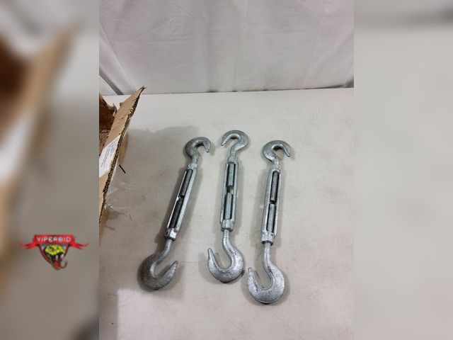Lot 7-123426 - New! (3) 5/8" X 6" Turnbuckles. Overall length: 15-1/2"L.