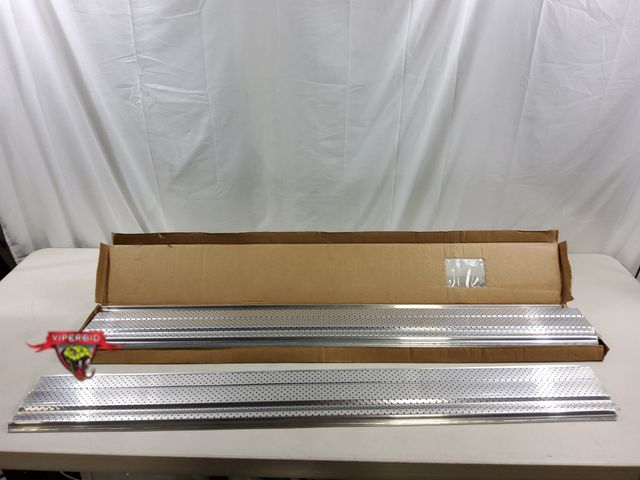 Lot 7-123308 - (6) Pieces - A-M auminum leaf gutter guard. Each piece is 47" X 6".