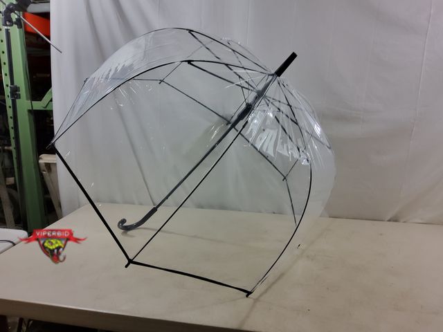 Lot 7-133679 - Clear pop up umbrella.