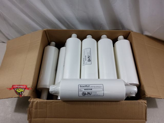 Lot 7-132827 - Retail value $450! New! (15) JNJ Industries SmartRoll understencil wiping rolls. Part no. 40055YAM. ...