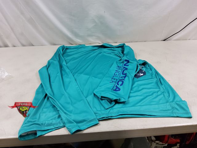 Lot 7-131545 - New! Nautica Angler 2XL Long sleeve crew tee.