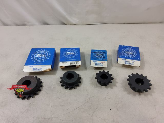 Lot 7-131471 - (4) Assorted Martin sprockets.