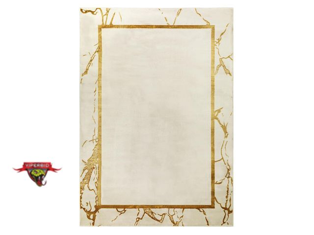 Lot 7-130360 - New! Antep Babie cream/yellow rug. 3 ft. 11" X 5 ft. 11".