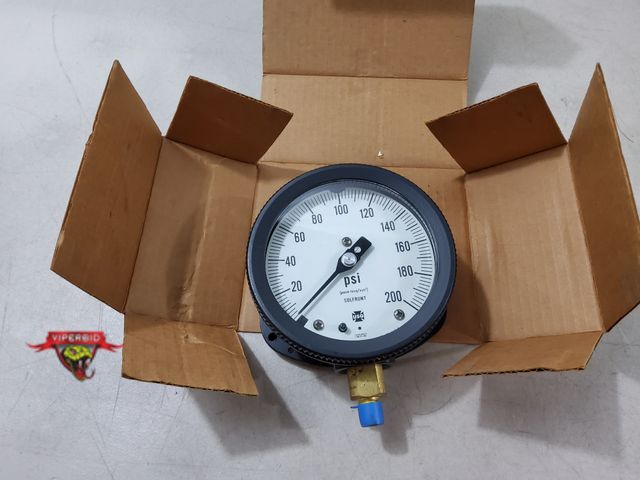 Lot 7-131688 - Solfrunt gauge. 0-200 psi. 5-1/8" Dia.