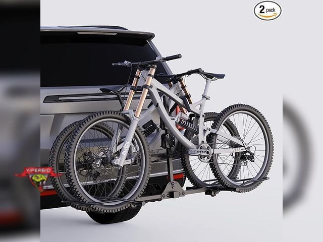 Lot 7-134880 - Retail $140! TANX Bike Rack. Fits 2 Bikes. 2" Hitch Receiver. Fits E-Bikes.