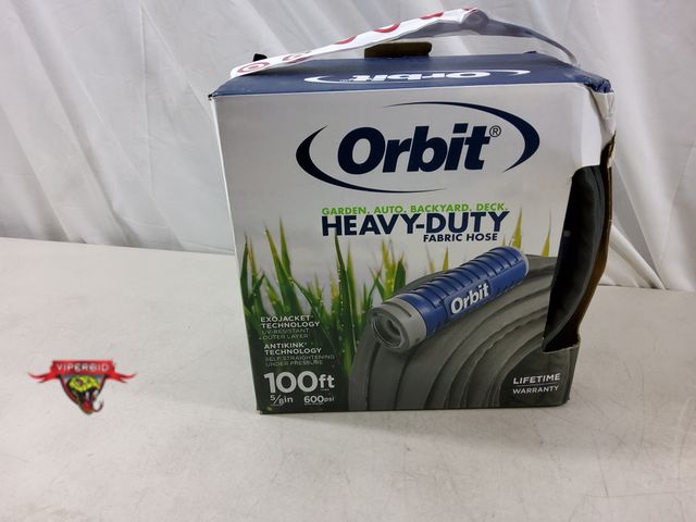 Lot 7-132467 - Orbit fabric hose. 100 ft. 5/8". 600 psi.