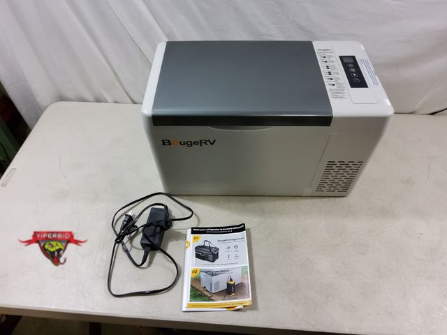 Lot 7-133430 - New! Retail $190! BougeRV 23Q Portable Car Refrigerator Model: CR22. Tested and Cools.