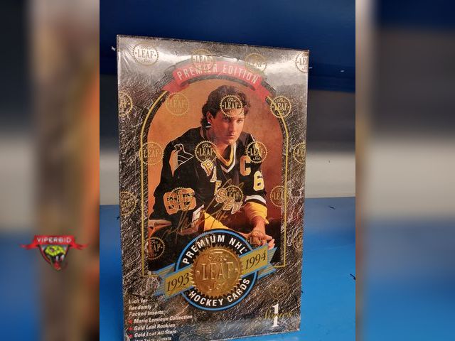 Lot 7-132715 - Sealed. Leaf Series 1 (1993-1994) Premium NHL Hockey card box. 36 packs.