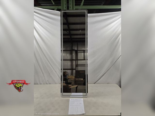 Lot 7-132765 - Led full length mirror. can be wall-mounted or standing. Wall mounted can be hung vertically or hori...