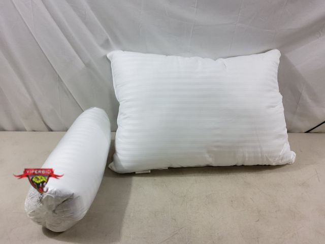 Lot 7-132907 - (2) Beckham Hotel Collection down alternative pillows. 20" X 28".
