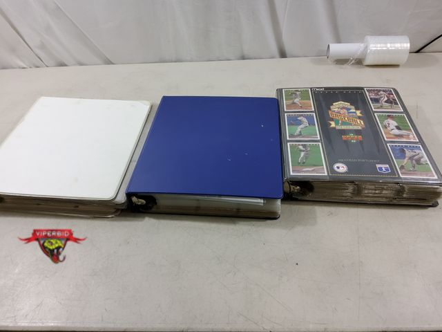 Lot 7-134825 - (3) 2" Three Ring Binders filled with assorted Baseball cards.