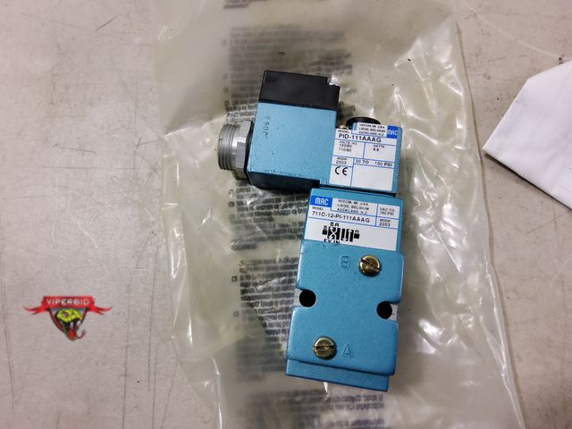 Lot 7-131052 - Mac Valve. 711C-12-PI-111AAAG with PID-111AAAG.