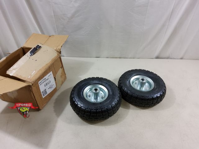 Lot 7-123340 - (2) Nylon tube type tires. 4.10/3.50-4.