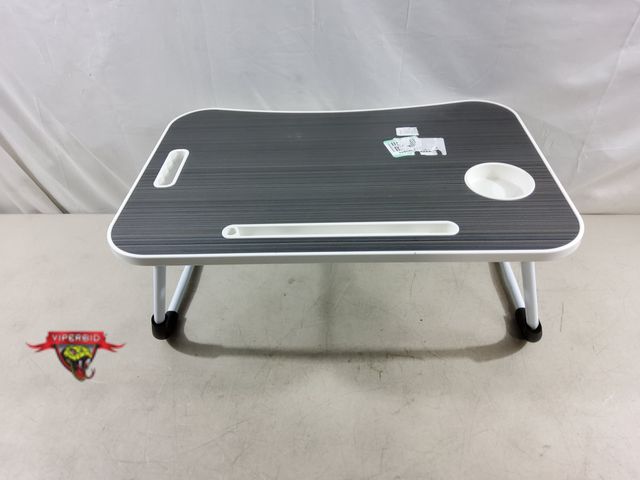 Lot 7-133711 - Foldable Lap Desk for Bed. (23"W x 15-3/4D x 9-3/4T) *Note: Stickers Stuck on top of Desk.*