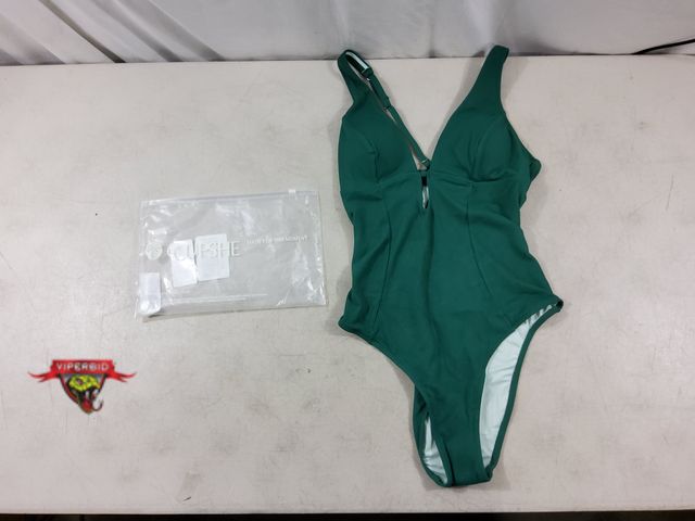 Lot 7-134250 - Cupshe women's one-piece bathing suit with tags. Size: L