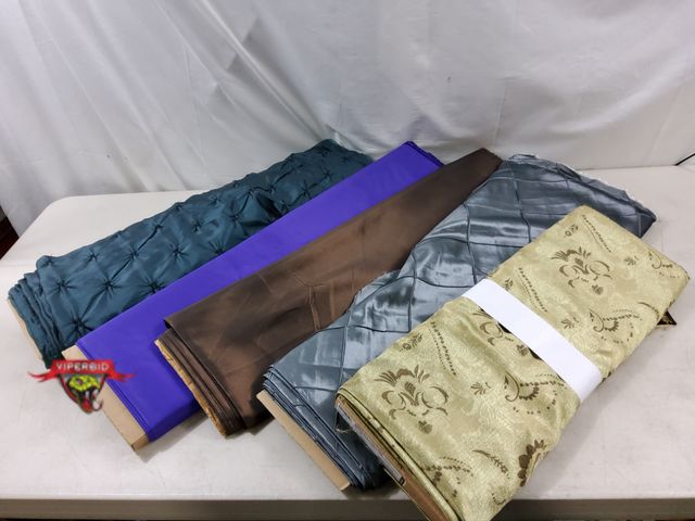 Lot 7-131702 - (5) Partial bolts of fabric.
