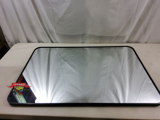 Lot 7-123731 - Metal framed mirror. 23-1/2" X 35-1/4". Can be hung horizontally or vertically.
