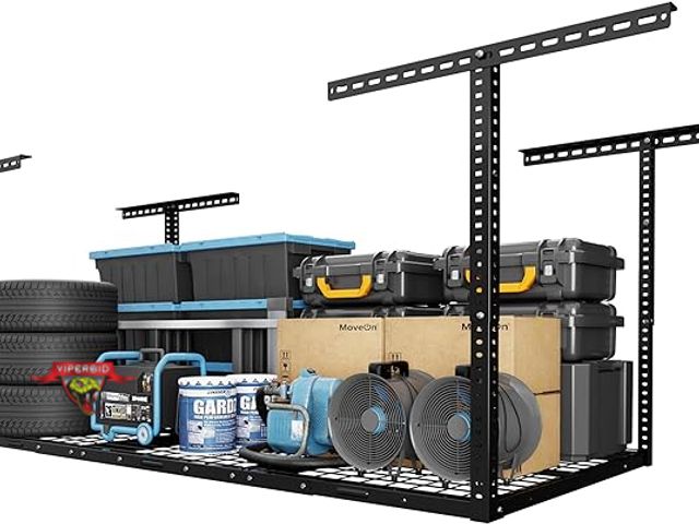 Lot 7-135002 - Fleximounts GR36B Overhead Metal Garage Storage Shelf. (3'W x 6'L)