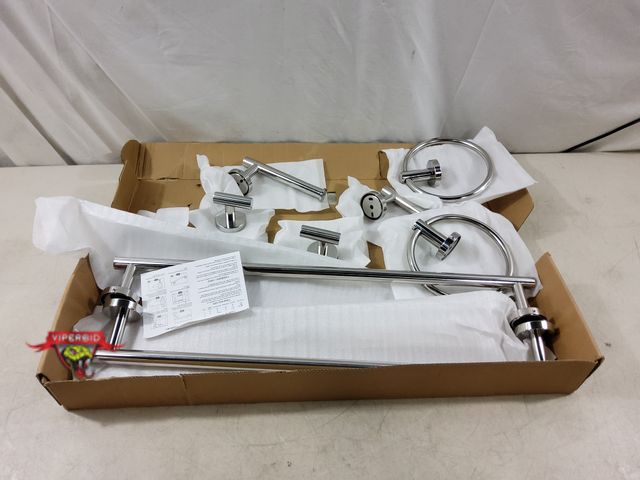 Lot 7-134221 - Set of 2 - Bathroom accessory sets. Towel bars are 23-5/8"L.