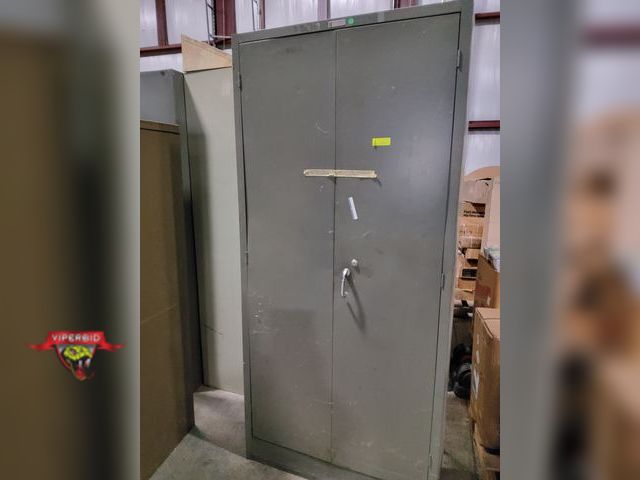 Lot 7-131908 - Aurora Steel Products 4 Adjustable Shelf Metal cabinet. 36" X 18" X 78"H.
