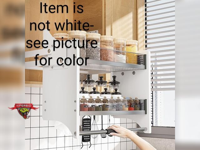 Lot 7-130383 - Retail value $299! New! Sofron 30"-32" Adjustable width pull down cabinet.