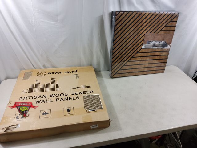 Lot 7-134979 - (8) 24" x 24" Acoustic Wall Panels with Adhesive Backs.