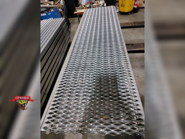Lot 7-123791 - 2 pcs of Galvanized Grip Strut as shown. 24"W x 91"L x 3".