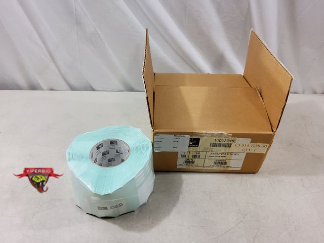 Lot 7-132787 - New! Roll of 750 Zebra Image Lock 5000 labels. 3-15/32"W X 5-11/16"L.