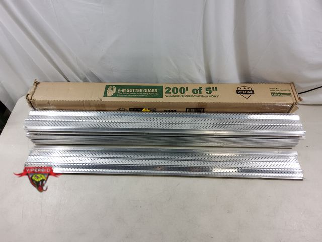 Lot 7-134888 - 200ft of 5" Aluminum Gutter Gaurd.