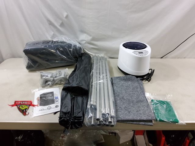 Lot 7-130669 - X-Vcak portable steam sauna with chair and remote.