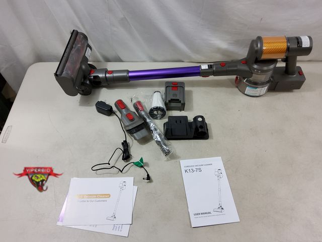 Lot 7-131790 - Cordless vacuum cleaner. #K13-7S. Tested.