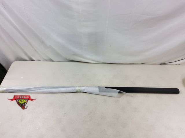 Lot 7-130800 - 8-Pack Ouzugie 57" WPC slat panel trim corner guards. Black.