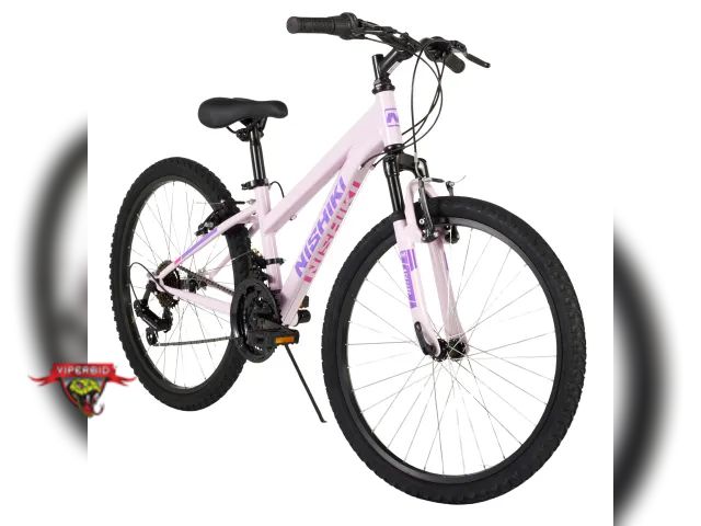 Lot 7-131783 - Retail value $249.99! Nishiki Girls' Pueblo 24" Mountain Bike. Shimano twist shifting. Dual linear p...