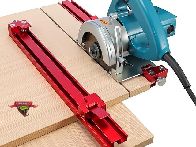 Lot 7-134150 - RUITOOL Adjustable Circular Saw Guide Rail for Saw Bases up to 13-3/8". Saw is not included.