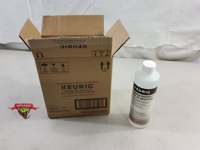 Lot 7-123400 - New! (6) Keurig descaling solution 14oz. bottles.