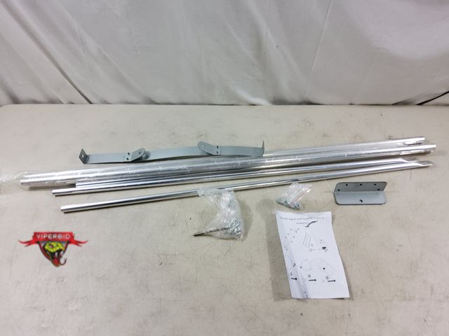 Lot 7-133366 - 6" Extended roof bracket kit. Adjustable extended roof brace for securing 6" Diameter stove pipe.