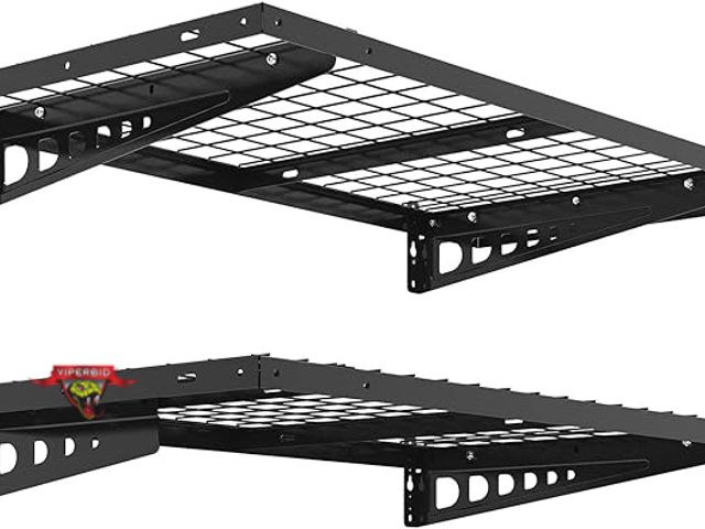 Lot 7-134509 - Fleximounts 2 ft. X 4 ft. Garage wall shelving. 2 Seperate shelves or 1 Long one.