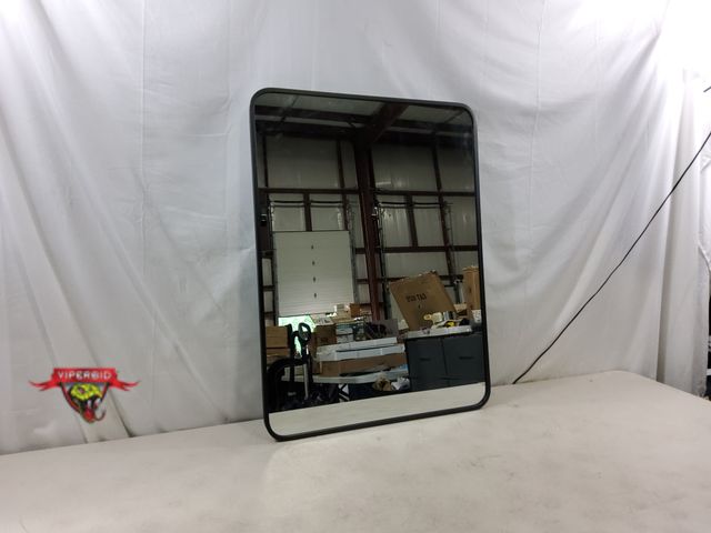 Lot 7-133316 - 24" X 32" Framed mirror. Can be hung horizontally or vertically.