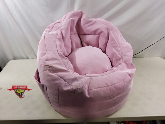 Lot 7-131884 - Pillowfort Settle In Kids' Bean Bag Chair. Note: Like new but Needs a bit of spot cleaning due to sh...