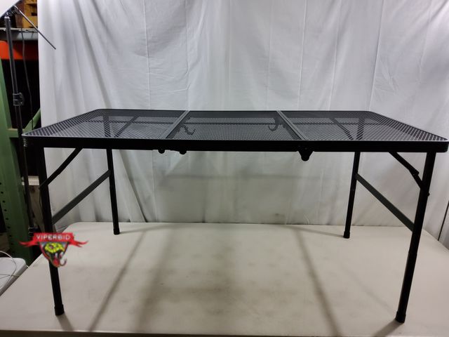 Lot 7-131186 - Folding Metal light duty camping table. 47" X 23" X 23-5/8"H.